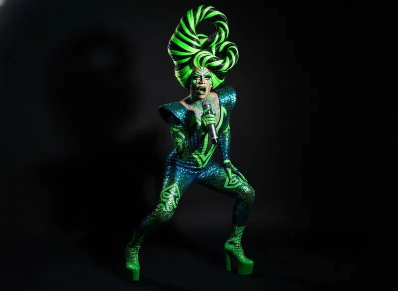 Portrait of emerging LGBTQ artist Mirage Hex