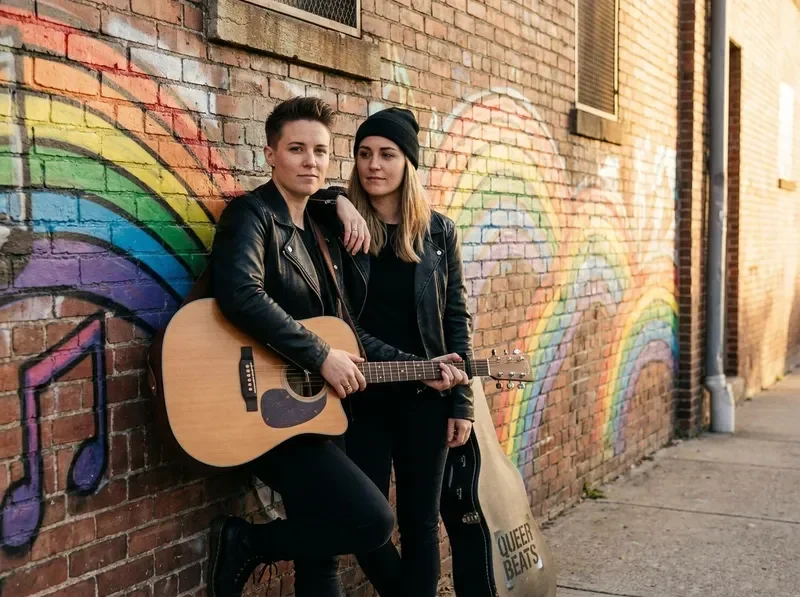 Portrait of current duo The Lavender Haze